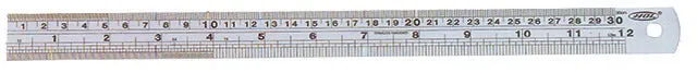 1 Metre Steel Ruler - 1000mm X 30mm X 1.2mm KC Tools