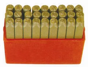 10.0mm Letter Punch Set 27 Piece KC Tools