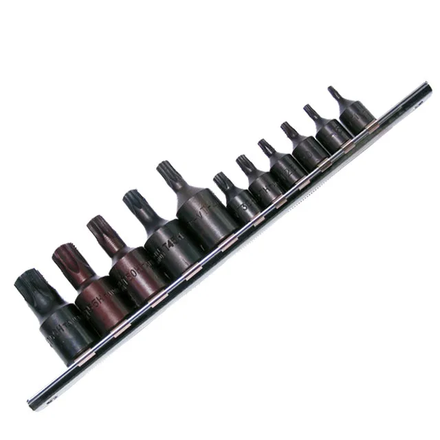 1/4" & 3/8" Drive Socket Set, Tamperproof, 11 Piece KC Tools