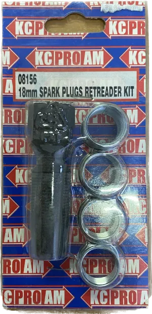 18mm Spark Plugs Retreater Kit KC Tools