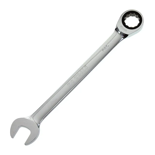 19mm Spanner, One Way Gear Ratchet KC Tools