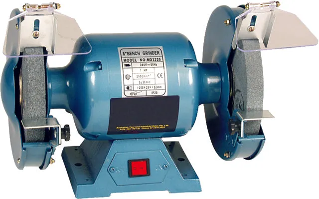 200mm X 25mm Bench Grinder, Single Phase 1 Hp KC Tools