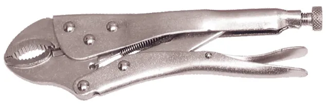250mm Pliers, Locking, Curved Jaw KC Tools
