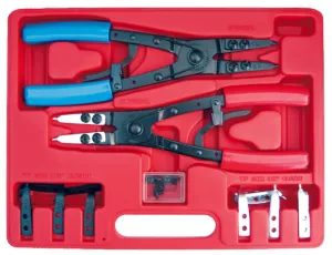 270mm Plier Set , Circlip, Heavy Duty Replaceable Tip KC Tools