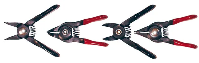 4 Piece Plier Set, Mini Circlip KC Tools