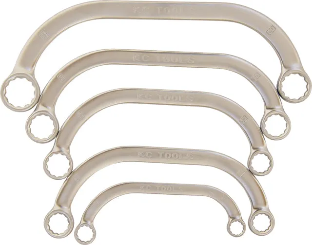 4 Piece Spanner Set, Obstruction, 10X12,14X17,16X18,19X22 KC Tools