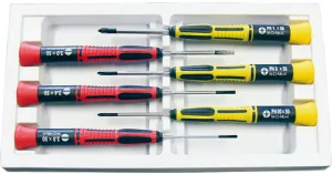 6 Piece Screwdriver Set, Precision KC Tools