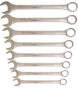 8 Piece Spanner Set, Combination, 1" - 1-1/2" KC Tools