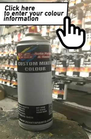 Custom mixed spray can 400ml **Input colour info below** KC Tools