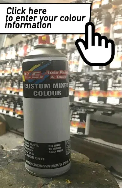 Custom mixed spray can 400ml **Input colour info below** KC Tools