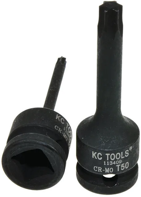 T25 x 1/2-Inch Drive Star Impact Socket KC Tools