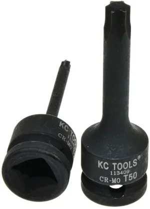 T30 x 1/2-Inch Drive Star Impact Socket KC Tools
