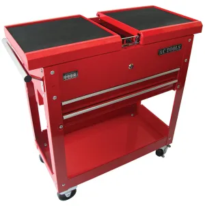 Tool Trolley, 2 Drawer, Sliding Top KC Tools